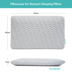 BLISSBURY Stomach Pillow Case (Case Only)