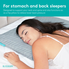BLISSBURY Stomach Sleeping Pillow