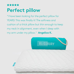 BLISSBURY Stomach Sleeping Pillow
